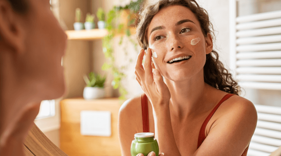 Morning skincare routine for pretty all the time